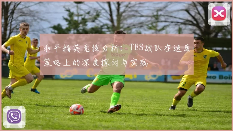 和平精英竞技分析：TES战队在速度策略上的深度探讨与实践